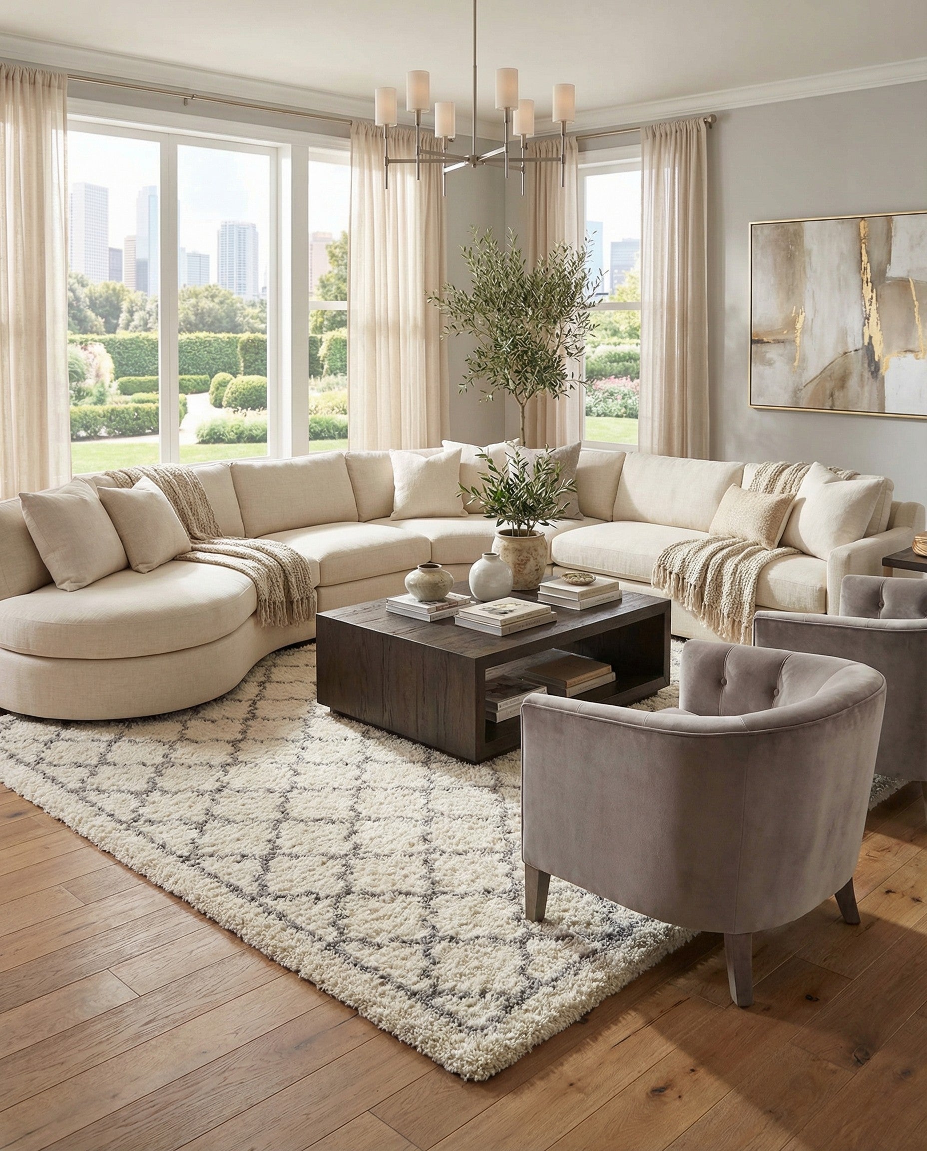  10' x 14' Infinity Shag Rug