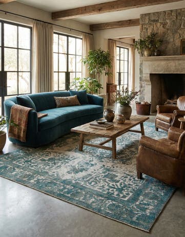 9' 4 x 12' 6 Hand Knotted Ultra Vintage Persian Wool Rug