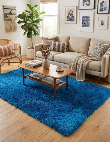 3' 9 x 6' Hand Knotted Moroccan Wool Rug