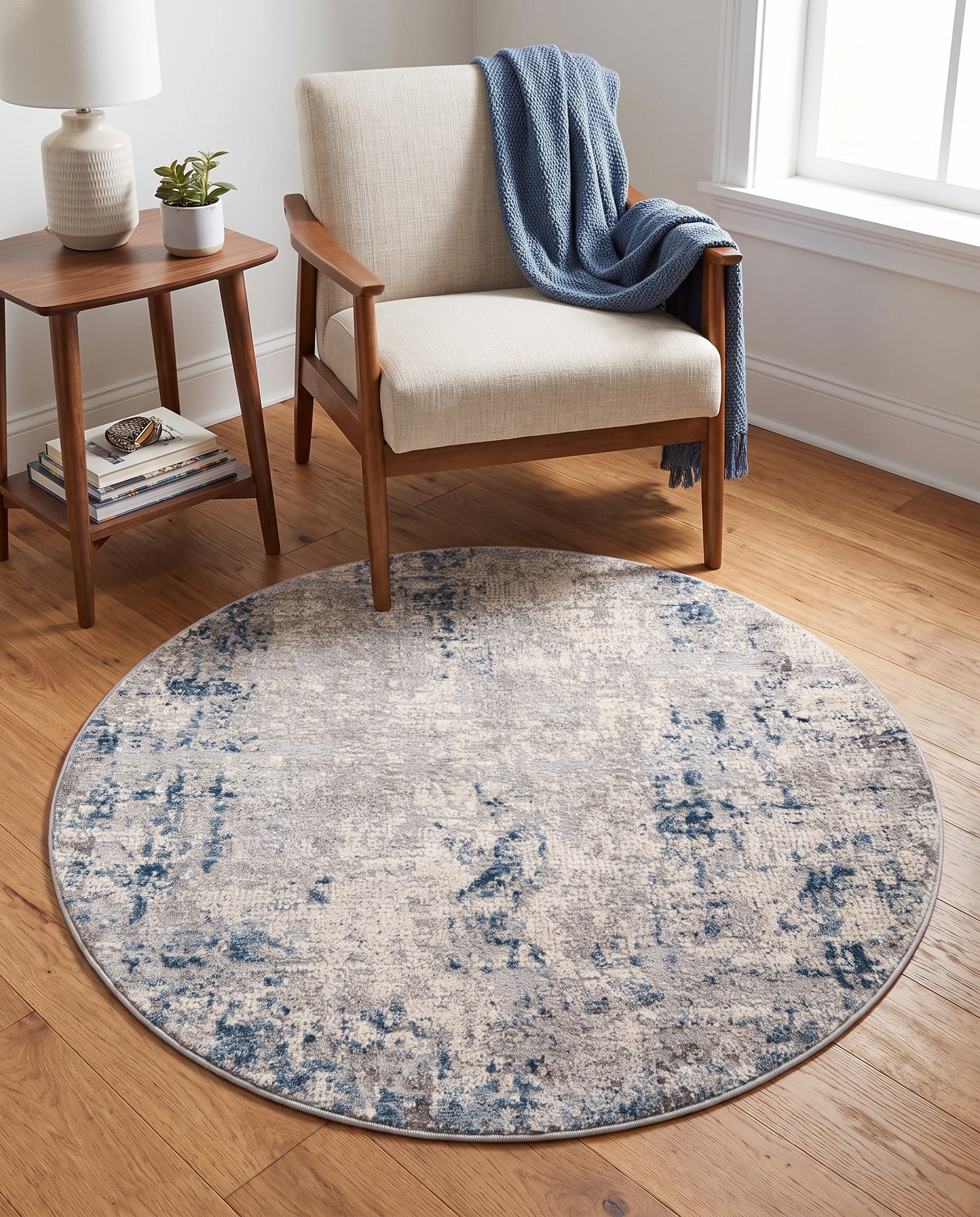 4' x 4' Caspian Round Rug