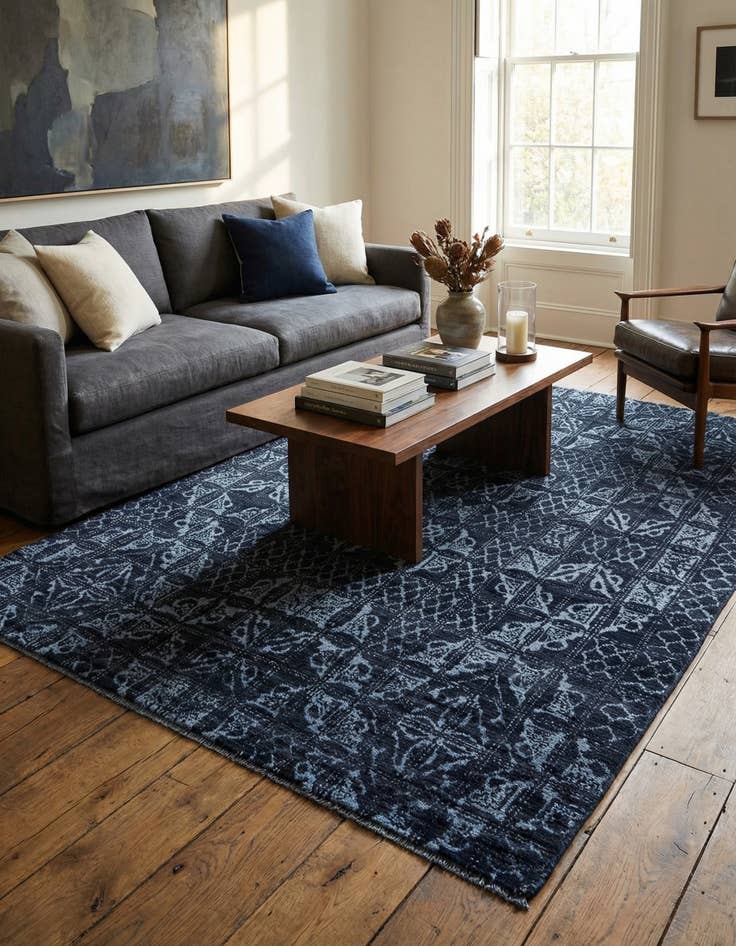 Detail image of 6' x 9' 1  Hand Knotted Darya Rug