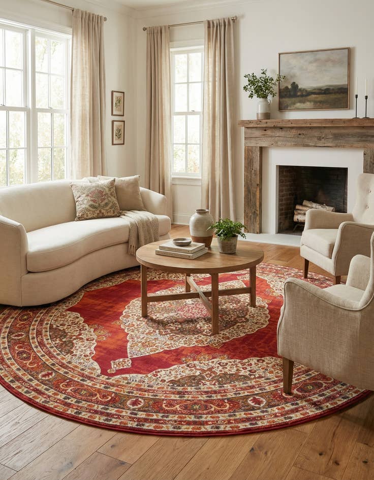 Detail image of 8' x 8' Havana Round Rug