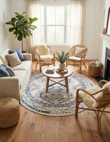 7' 10 x 7' 10 Charlotte Round Rug