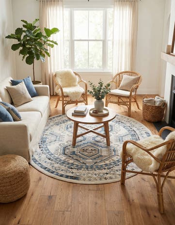 7' 10 x 7' 10 Charlotte Round Rug