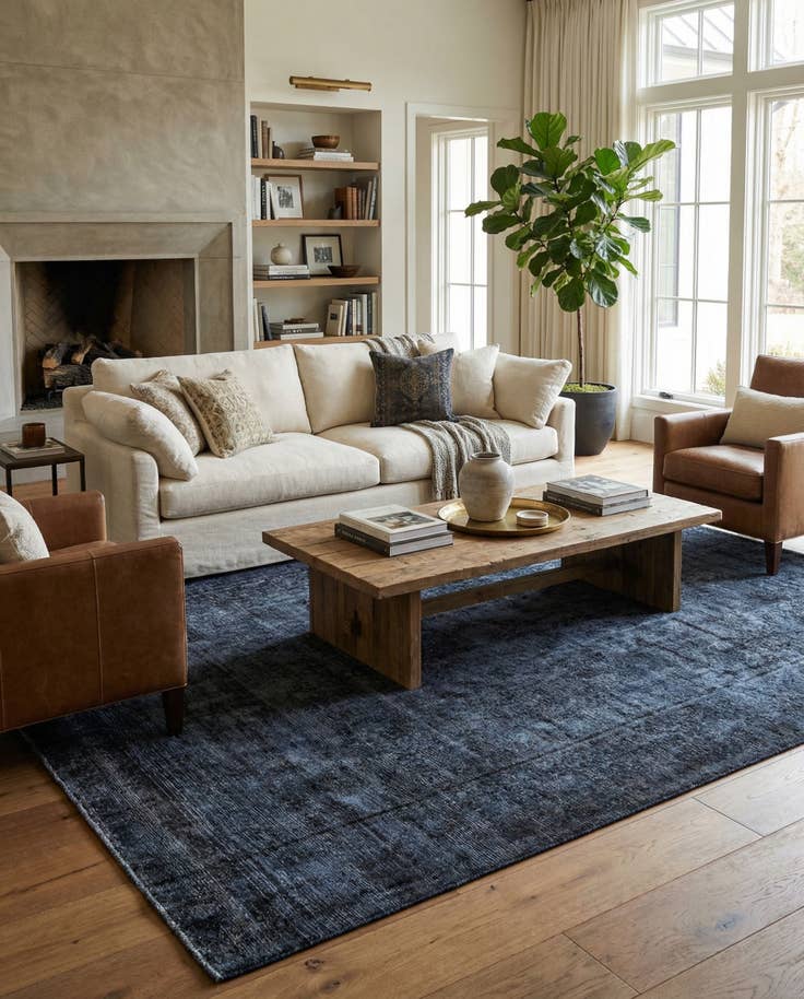 Detail image of 9' 4 x 12' 5 Hand Knotted Ultra Vintage Persian Wool Rug