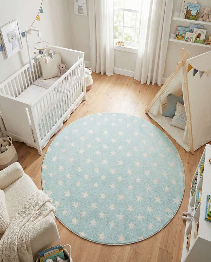 7' 10 x 7' 10 Whimsy Kids Round Rug