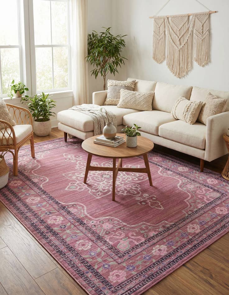 Detail image of 7' x 10' Aqua Rug