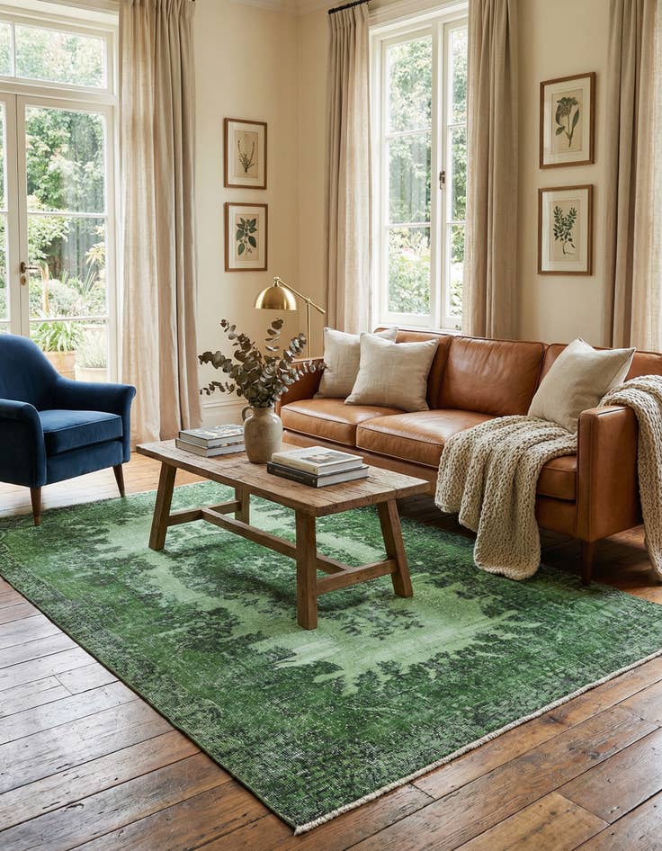 Detail image of 5' 9 x 8' 8 Ultra Vintage Wool Rug