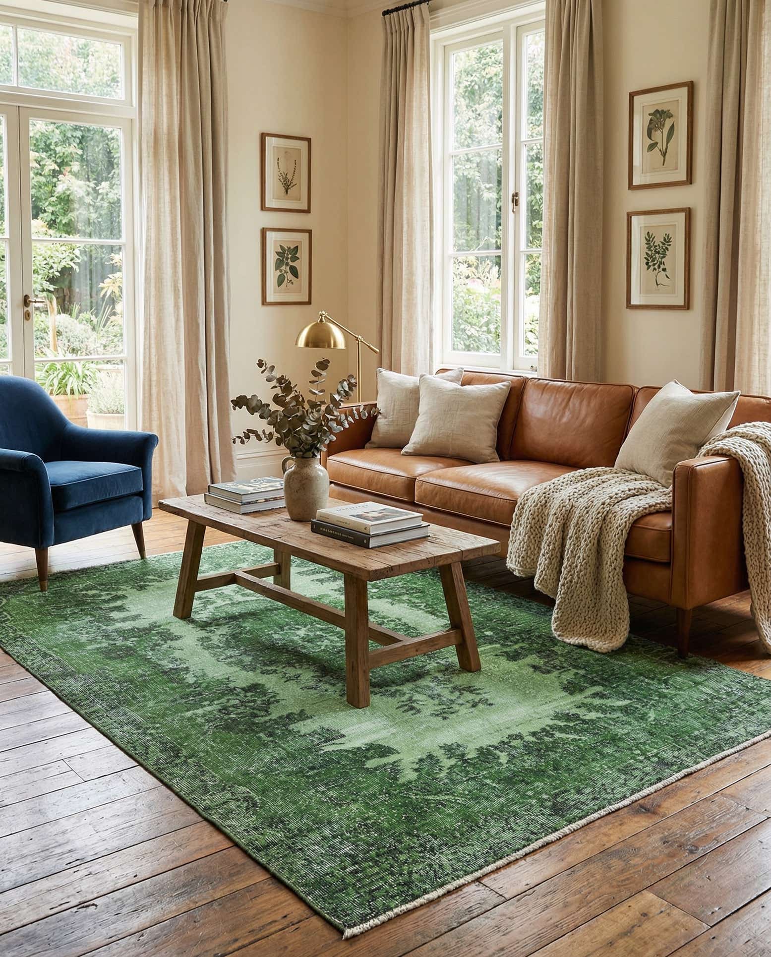5' 9 x 8' 8 Ultra Vintage Wool Rug