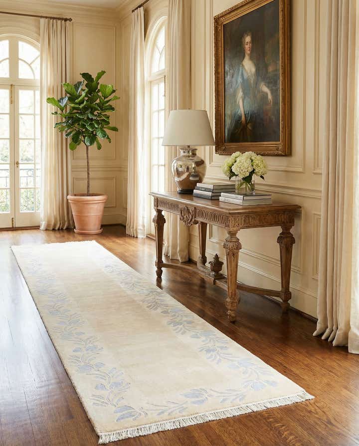 2' 9 x 12' 11 Hand Knotted Darya Wool Runner Rug