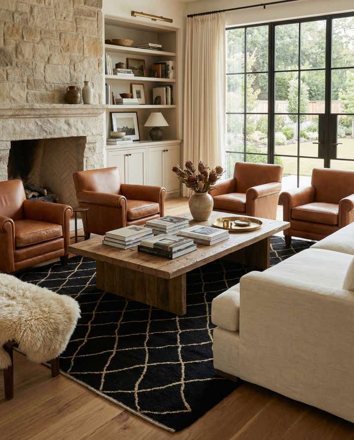 5' 8 x 7' 9 Hand Knotted Darya Wool Rug
