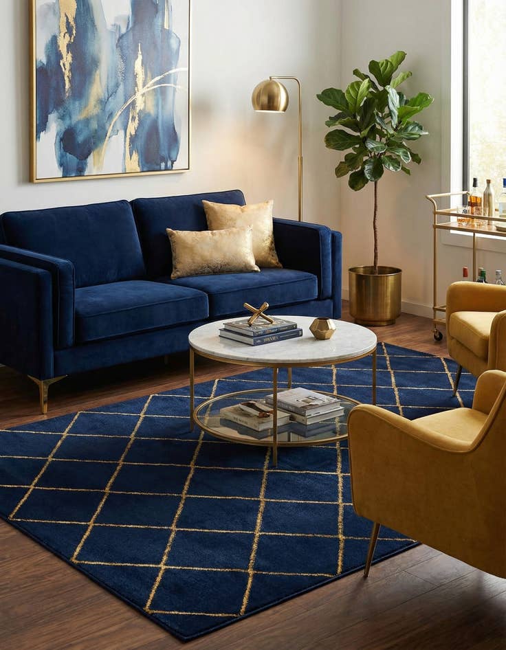 Detail image of 6' x 9' Vogue Geo Rug