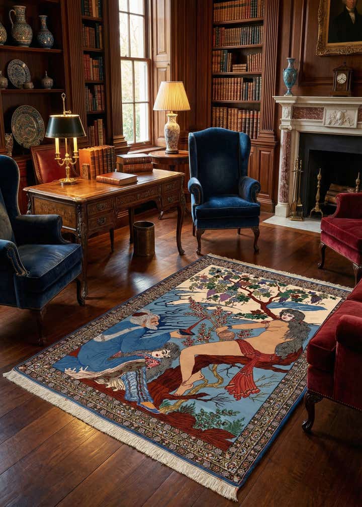 3' 8 x 5' 2 Isfahan Rug