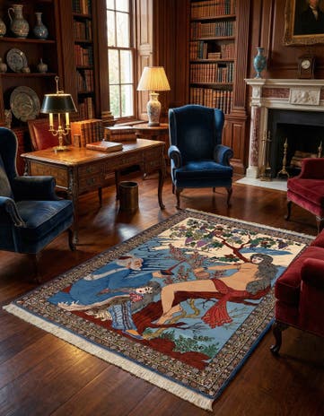 3' 8 x 5' 2 Isfahan Rug