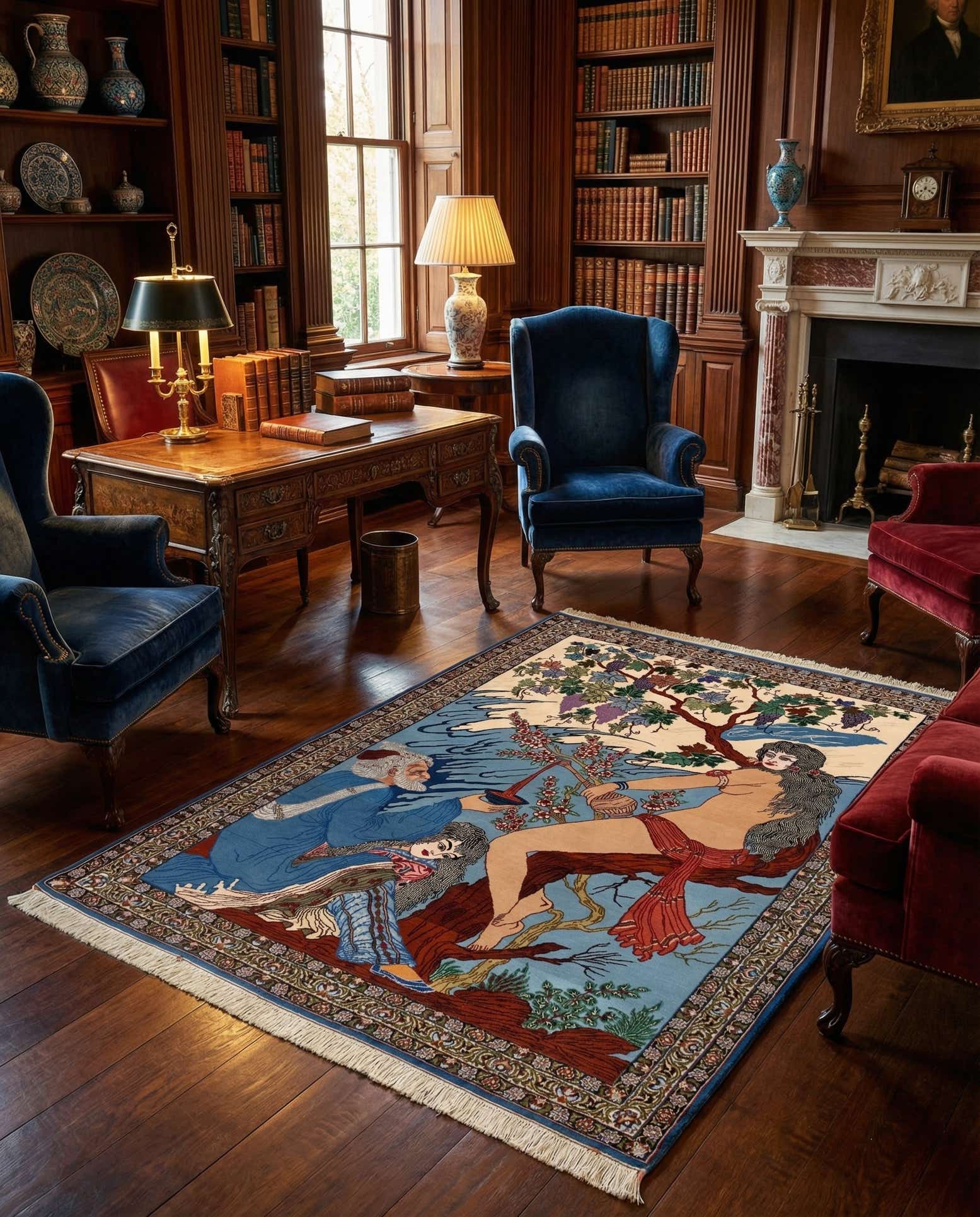 3' 8 x 5' 2 Isfahan Rug