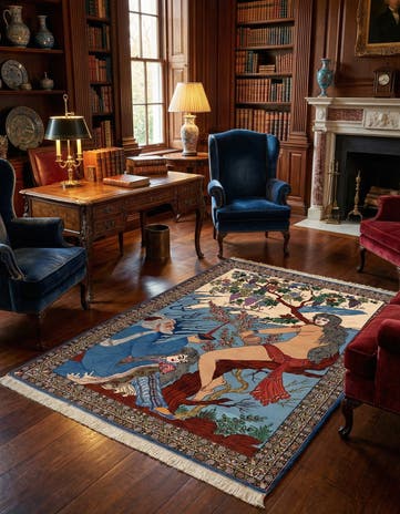 3' 8 x 5' 2 Isfahan Rug