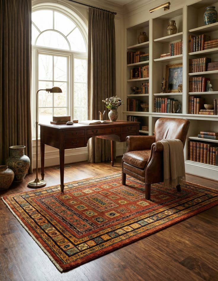 Detail image of 3' 7 x 5' 2 Kashkuli Wool Rug