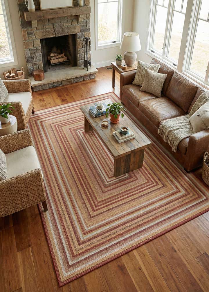 7' 10 x 11' Easy-Clean Baja Indoor / Outdoor Rug