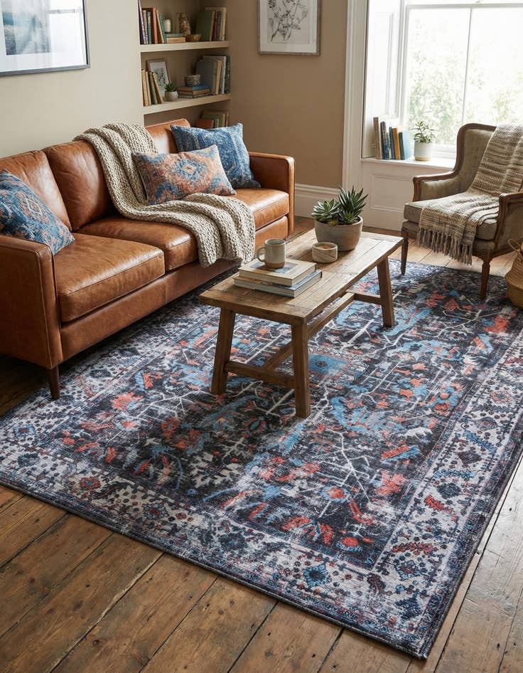 Detail image of 7' 10 x 10'  Washable Mangata Rug