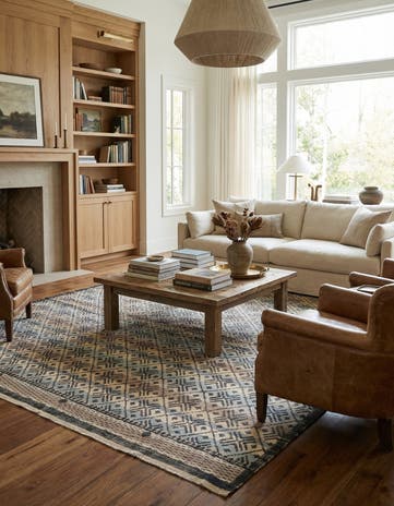 10' x 14' 5 Hand Knotted Darya Wool Rug