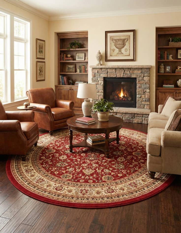 Detail image of  10' x 10' Yasmin Round Rug