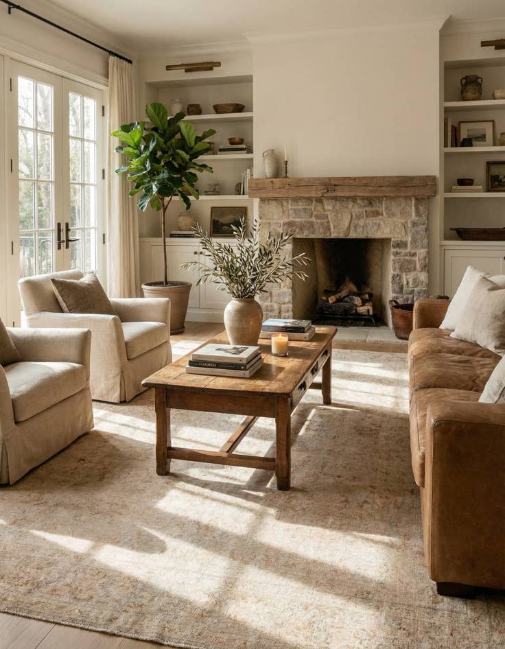 Detail image of 8' x 10' 8  Hand Knotted Ultra Vintage Persian Wool Rug