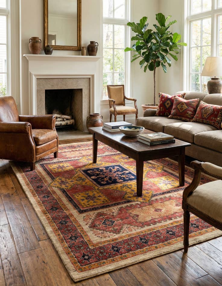 Detail image of 5' 2 x 7' 8 Luribaft Rug