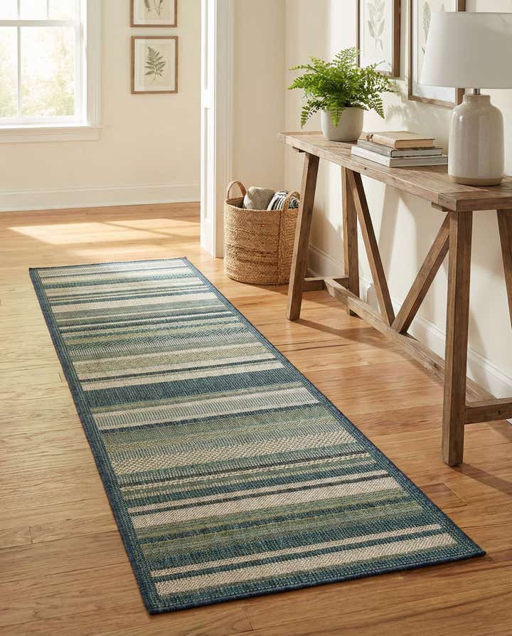 2' x 6' Easy-Clean Baja Indoor / Outdoor Runner Rug