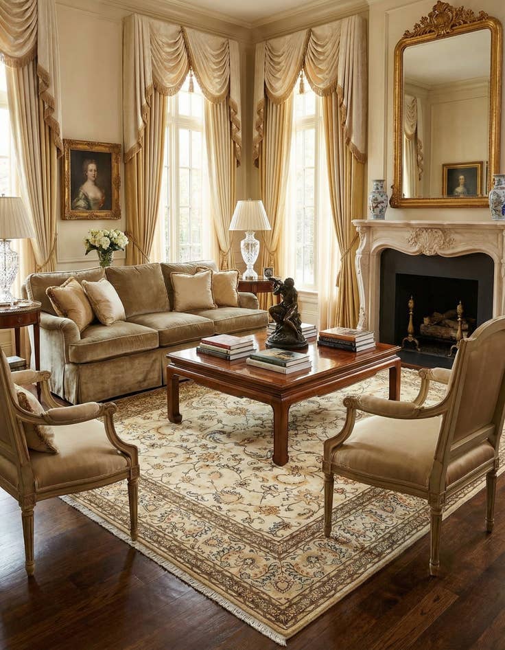 Detail image of  8' x 9' 11 Tabriz Rug