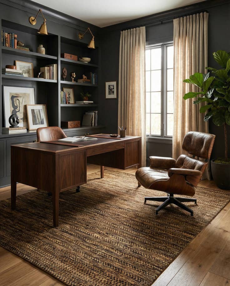 Detail image of 6' 5 x 7' 3 Hand Knotted Modern Ziegler Square Rug
