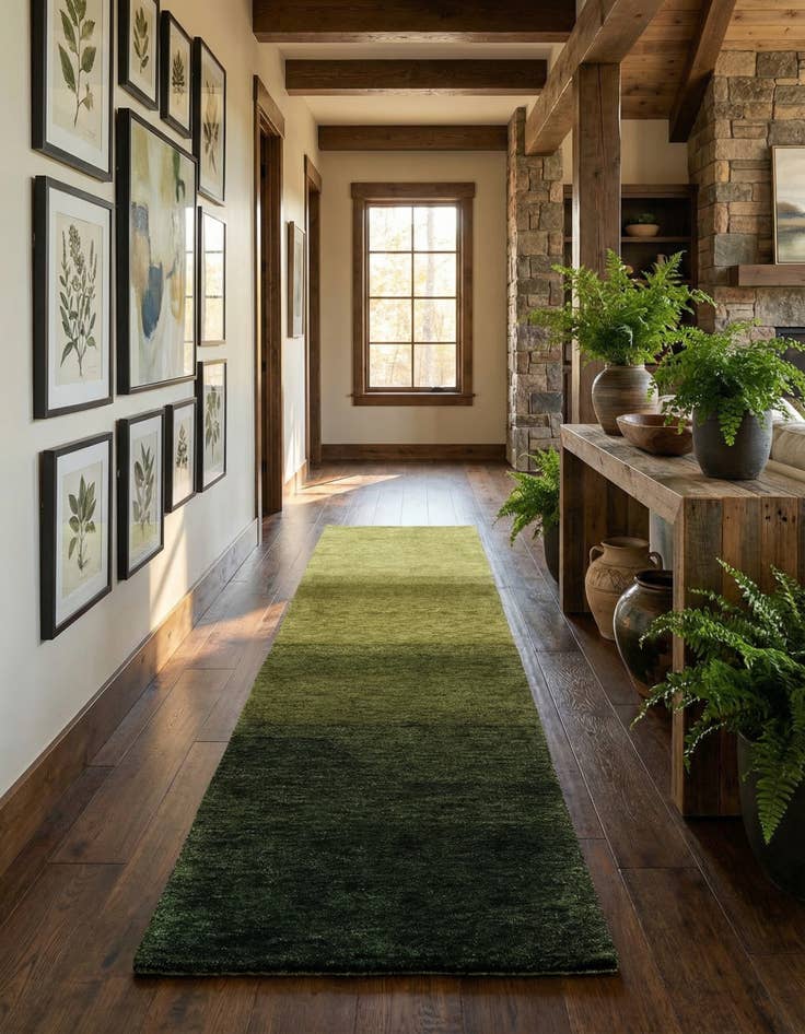 Detail image of  2' 7 x 10'  Hand Knotted Kashkuli Gabbeh Wool Runner Rug