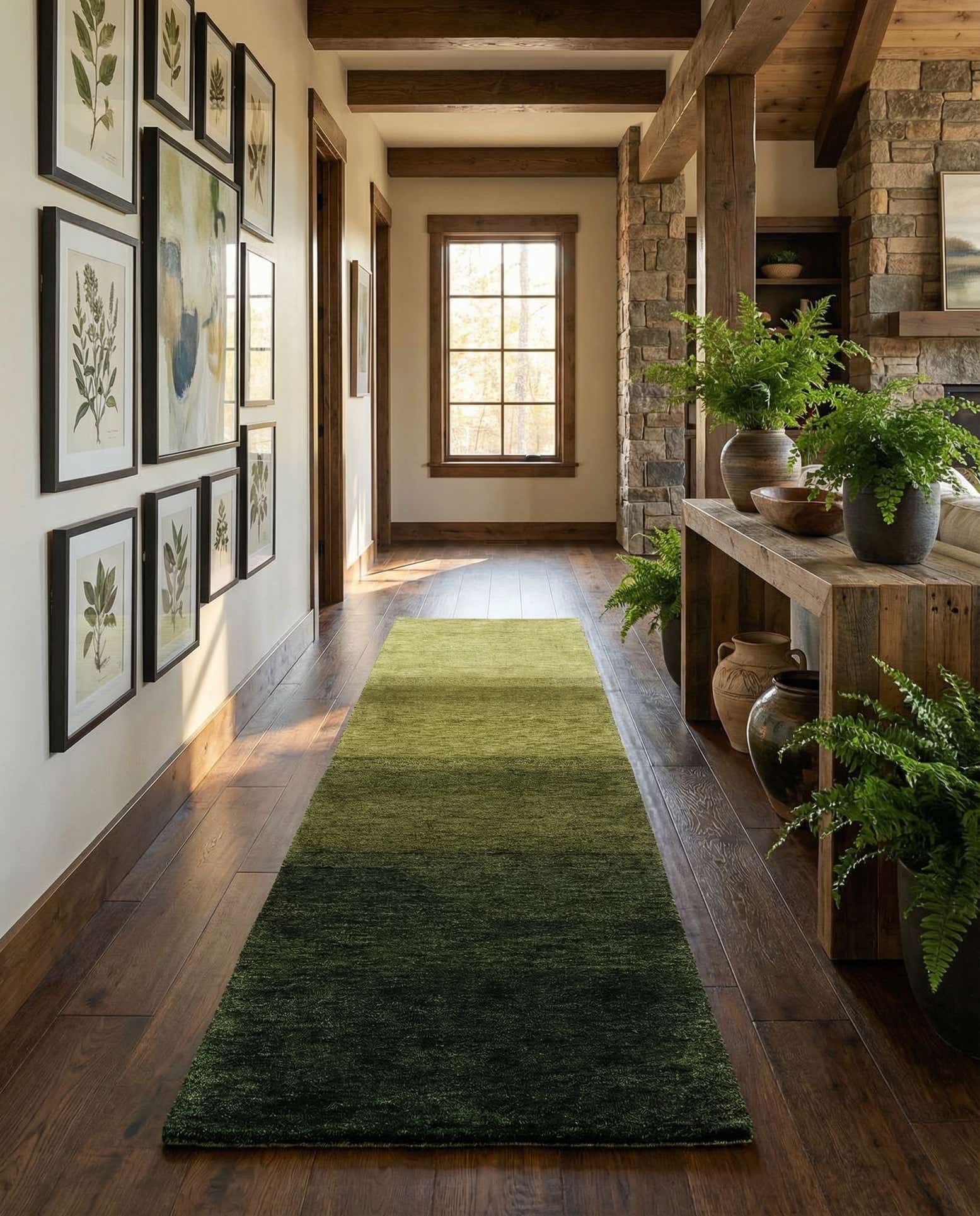 2' 7 x 10' Hand Knotted Kashkuli Gabbeh Wool Runner Rug