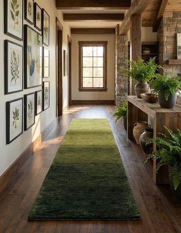 2' 7 x 10' Hand Knotted Kashkuli Gabbeh Wool Runner Rug