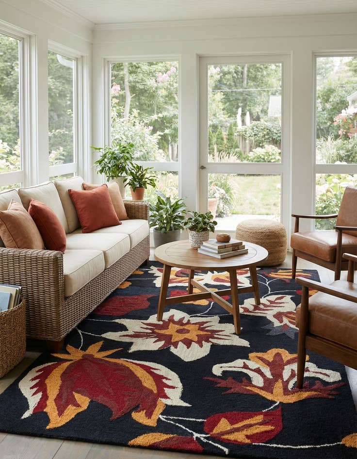 Detail image of 5' 1 x 8' Luna Rug