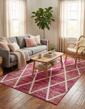 Magenta Starlight Rug