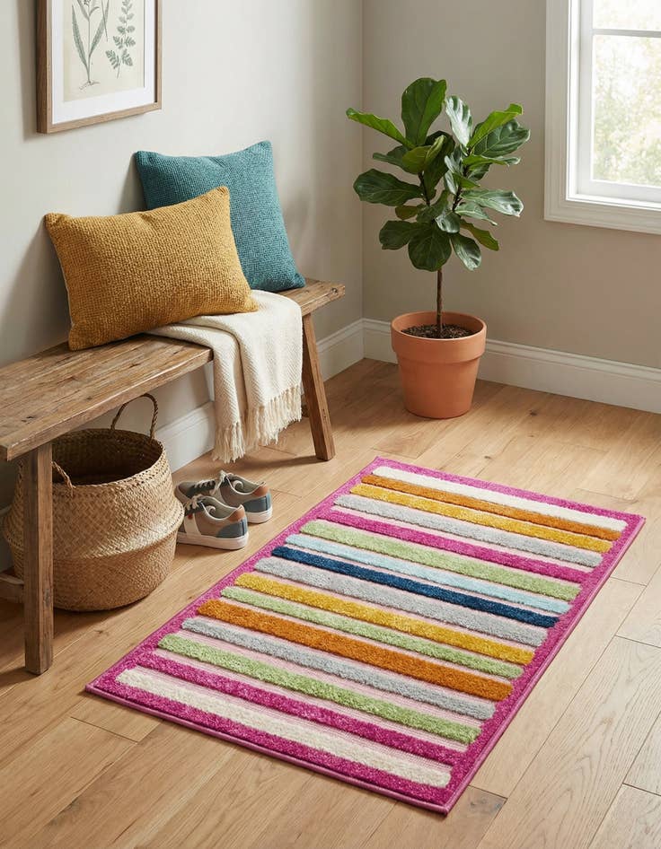 Detail image of 2' x 3' Easy-Clean Aruba Indoor / Outdoor Rug