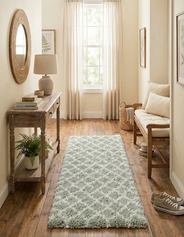 2' x 6' Moroccan Shag Runner Rug
