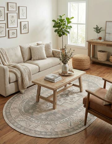 Mink Whitney Oval Rug