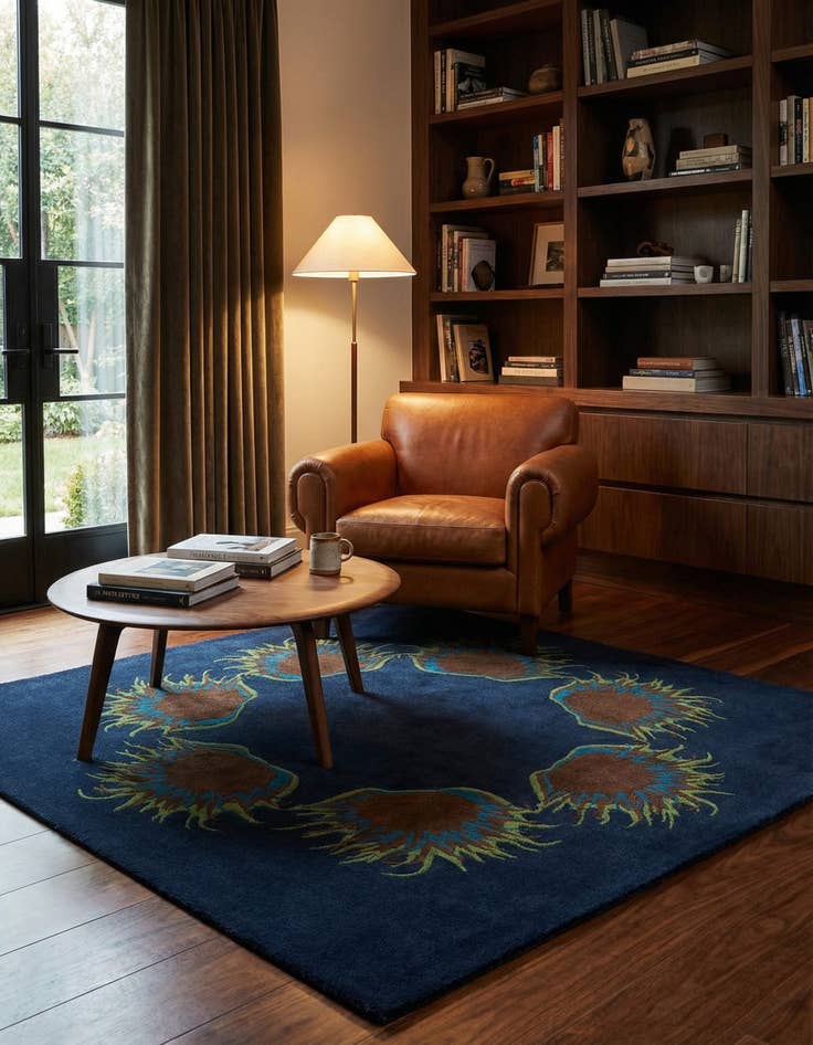 Detail image of 7' 6 x 7' 7 Luna Square Rug