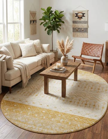 7' 10 x 10' Moroccan Trellis Oval Rug