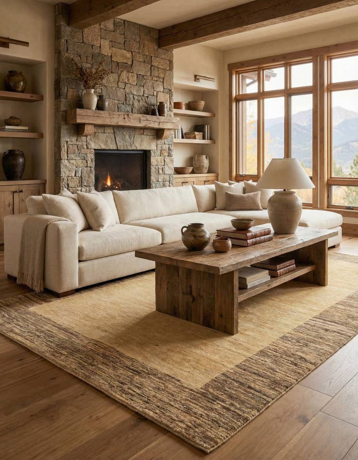 Detail image of 5' 7 x 7' 11 Juma Wool Rug