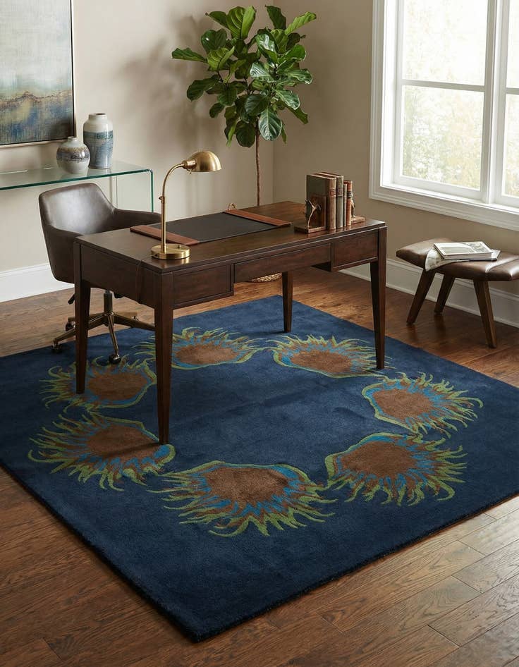 Detail image of 7' 6 x 7' 7 Luna Square Rug