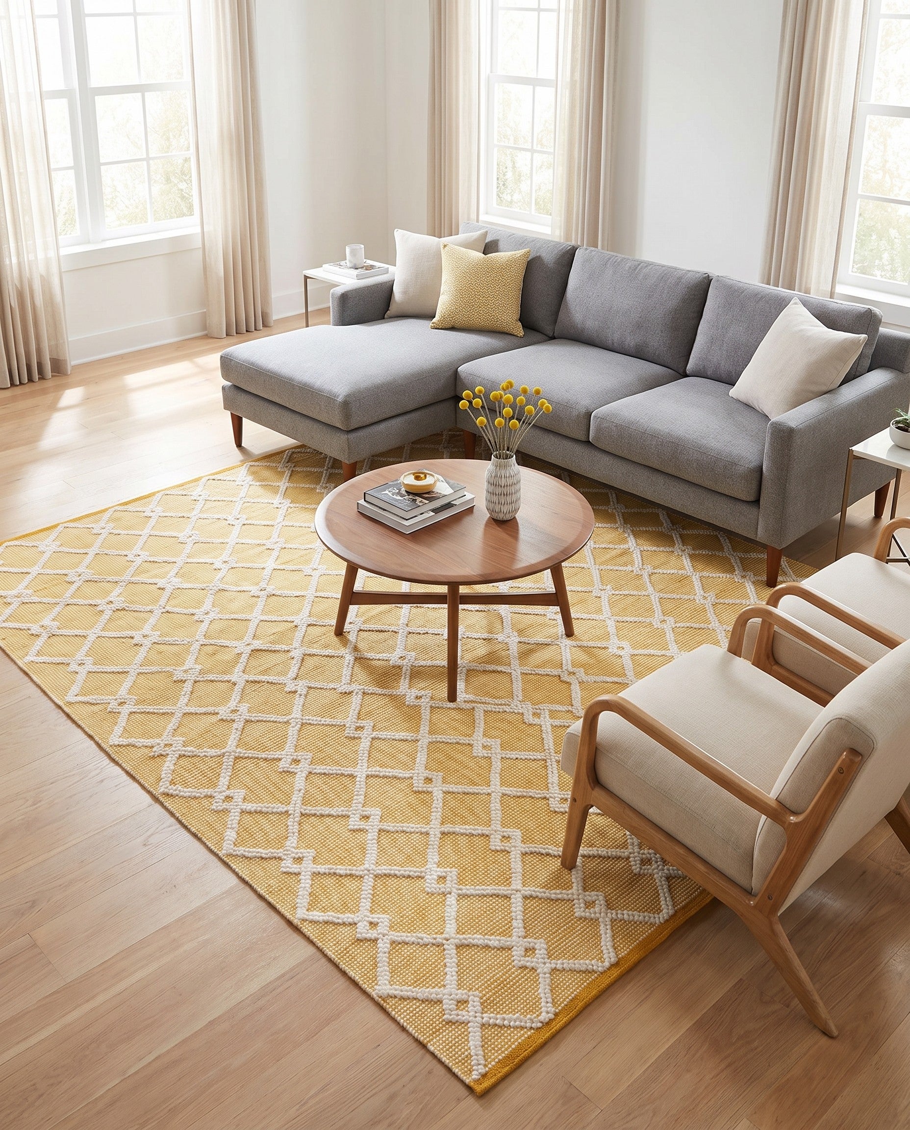 8' x 8' Hand Knotted Jill Zarin Dorset Square Rug
