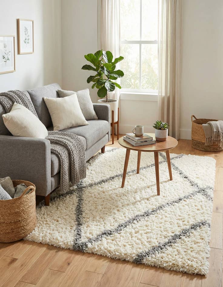 Detail image of 4' x 6' Infinity Shag Rug