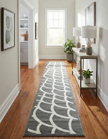Gray Sydney Runner Rug