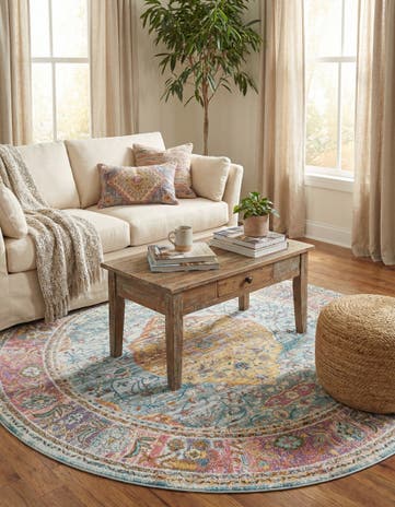 8' x 8' Santiago Round Rug