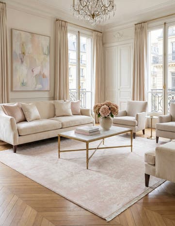5' 6 x 7' 11 Hand Knotted Darya Wool Rug