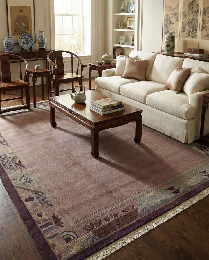 7' 8 x 10' 7 Hand Knotted Nepal Wool Rug