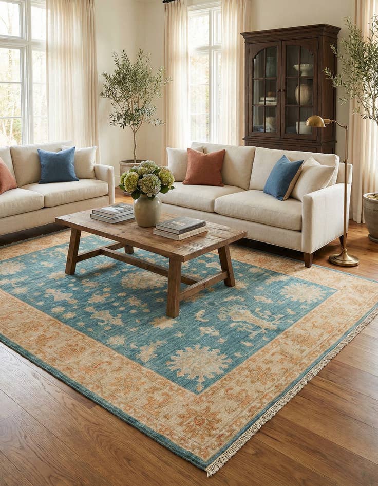 Detail image of 5' x 6' 7 Kaizar Wool Rug