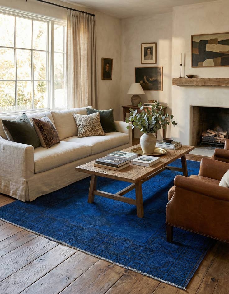 Detail image of 4' 3 x 5' 10  Hand Knotted Ultra Vintage Persian Wool Rug